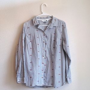 Old Navy fox shirt L (NWOT)